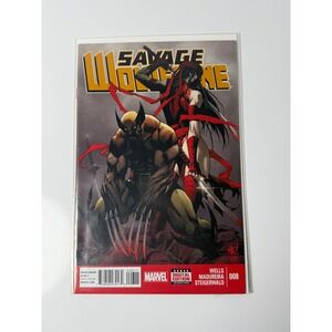 Savage Wolverine #8 2013 Marvel Comics Joe Madureira Cover Elektra Logan Marvel